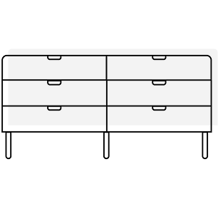 6-drawer Dresser