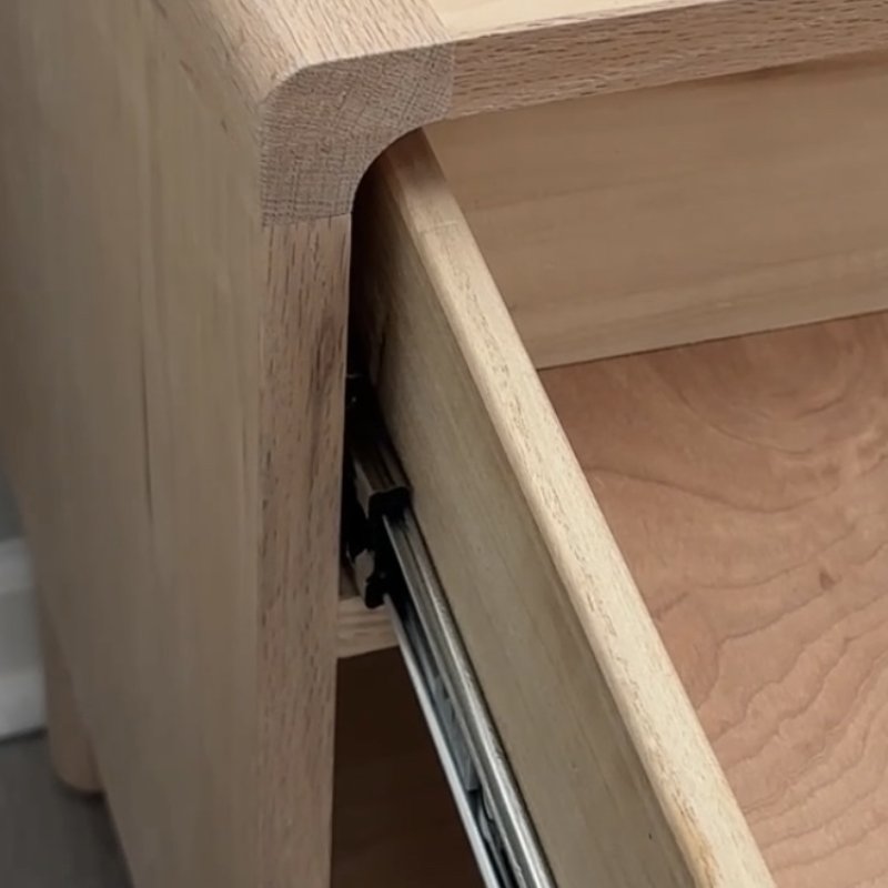 Side-mount soft-close slides adjustment steps