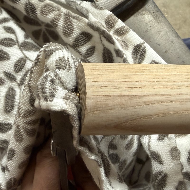 Unscrew hanger bolt to expose more threads